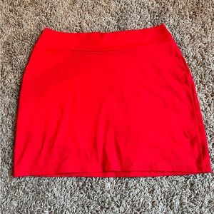 Red Susana Monaco skirt